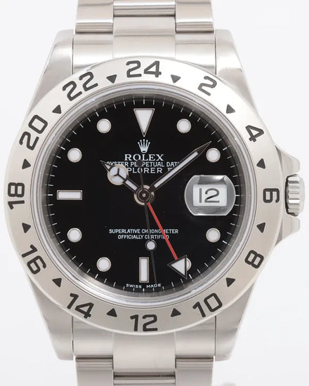 Rolex Explorer II 40MM Black Dial Oyster Bracelet (16570)