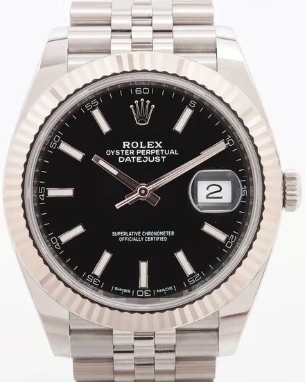 2018 Rolex Datejust 41MM Black Dial Jubilee Bracelet (126334)
