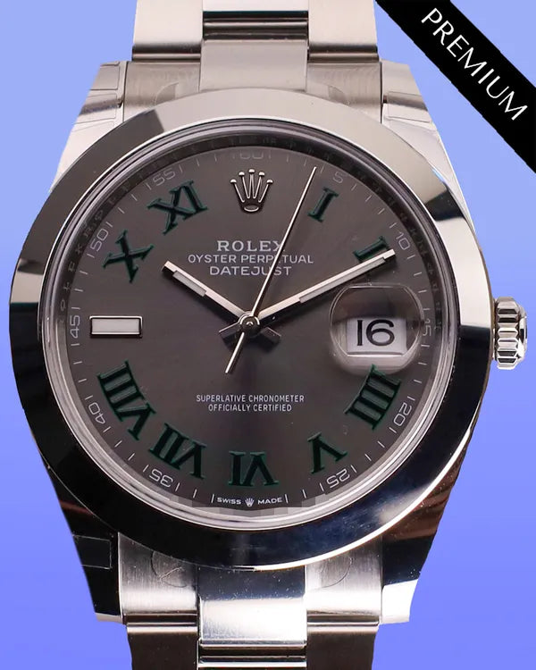 2025 Rolex Datejust "Wimbledon" 41MM Slate Dial Jubilee Bracelet (126300)
