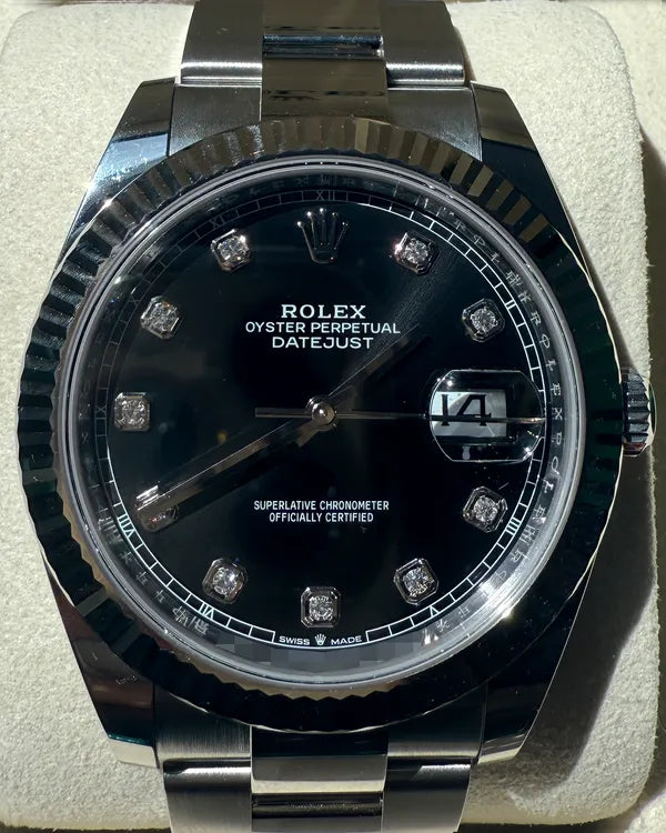 2025 Rolex Datejust 41MM Black Dial Oyster Bracelet (126334)