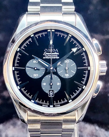 2011 Omega Seamaster Aqua Terra 42.2MM Black Dial Steel Bracelet (2512.50.00)