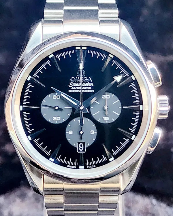 2011 Omega Seamaster Aqua Terra 42.2MM Black Dial Steel Bracelet (2512.50.00)