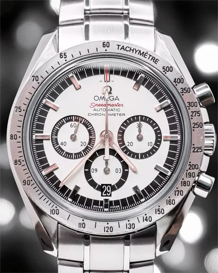 Omega Speedmaster "Michael Schumacher Legend" 42MM White Dial Steel Bracelet (3506.31.00)