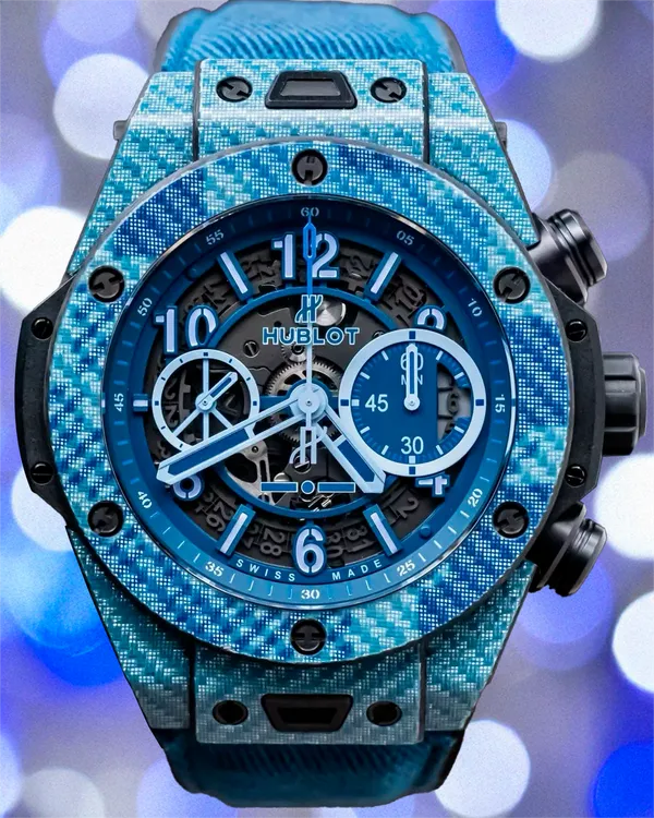 Hublot Big Bang Unico Italia Independent L.E. Skeleton Dial Textile Strap (411.YL.5190.NR.ITI16)