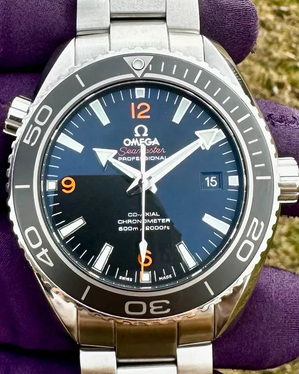 Omega Seamaster Planet Ocean 600M 45.5MM Black Dial Steel Bracelet (232.30.46.21.01.003)