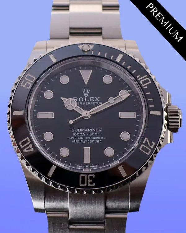 2025 Rolex Submariner No Date 41MM Black Dial Oyster Bracelet (124060)