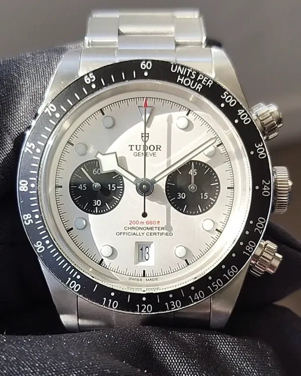 2022 Tudor Black Bay Chrono "Panda" 41MM White Dial Steel Bracelet (79360N-002)