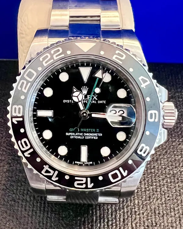 Rolex GMT-Master II 40MM Black Dial Oyster Bracelet (116710)