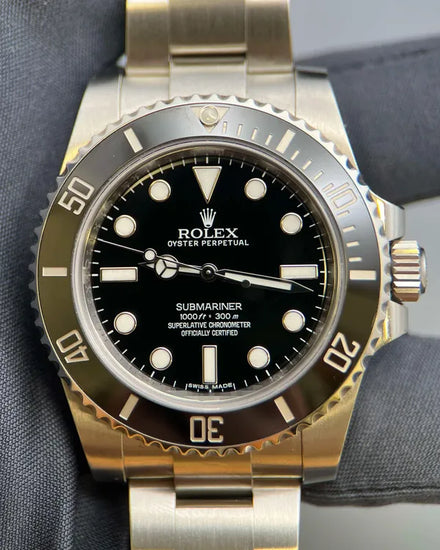 2015 Rolex Submariner No-Date 40MM Black Dial Oyster Bracelet (114060)