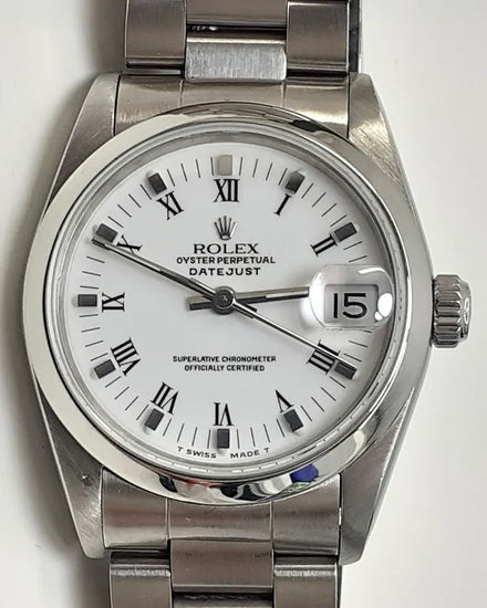 Rolex Datejust 31MM White Dial Oyster Bracelet (68240)