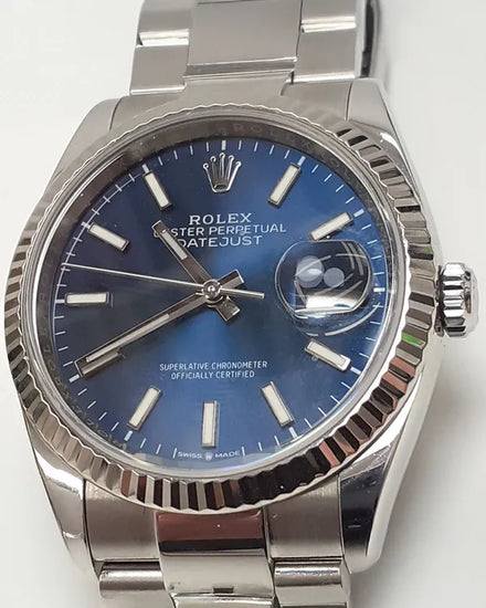 Rolex Datejust 36MM Blue Dial Oyster Bracelet (126234)