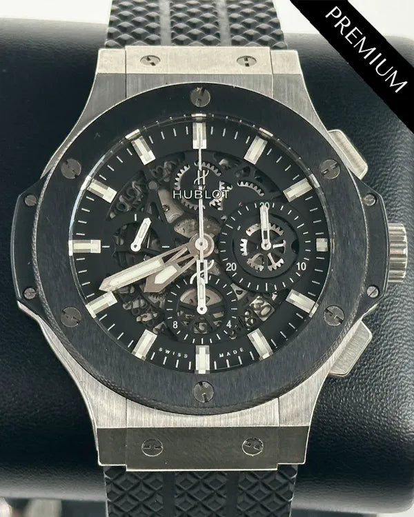 Hublot Big Bang Aero Bang 44MM Skeleton Dial Rubber Strap (311.SM.1170.RX)