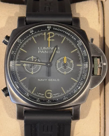 2023 Panerai Luminor Chrono Navy SEALs L.E. 44MM "Dérgradé" Grey Dial Rubber Strap (PAM01409)