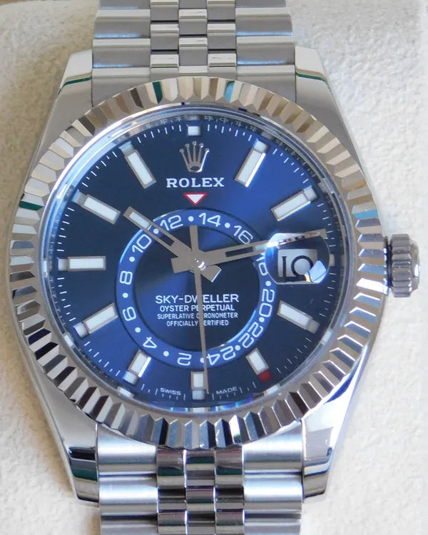 2022 Rolex Sky-Dweller 42MM Blue Dial Jubilee Bracelet (336934)