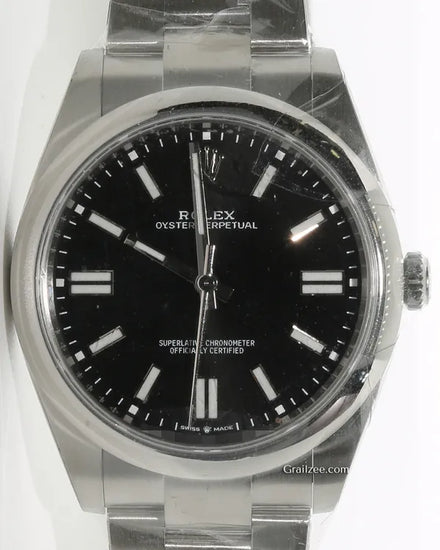 2024 Rolex Oyster Perpetual 41MM Black Dial Oyster Bracelet (124300)