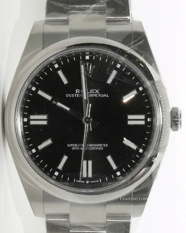 2024 Rolex Oyster Perpetual 41MM Black Dial Oyster Bracelet (124300)