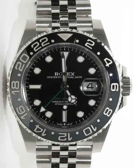 2024 Rolex GMT-Master II "Bruce Wayne" 40MM Black Dial Jubilee Bracelet (126710GRNR)