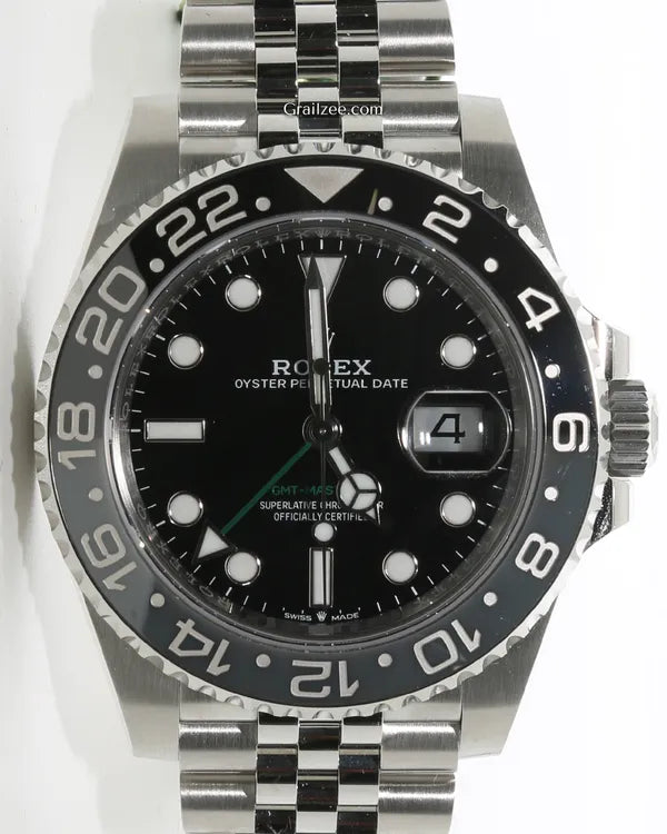 2024 Rolex GMT-Master II "Bruce Wayne" 40MM Black Dial Jubilee Bracelet (126710GRNR)