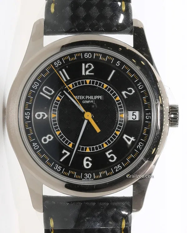2024 Patek Philippe Calatrava 40MM Black Dial Leather Strap (6007G-001)