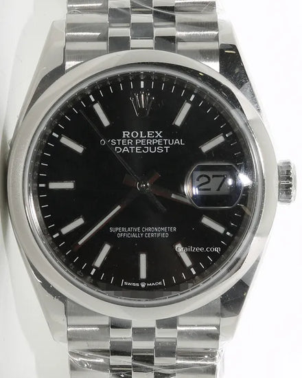 2020 Rolex Datejust 36MM Black Dial Jubilee Bracelet (126200)