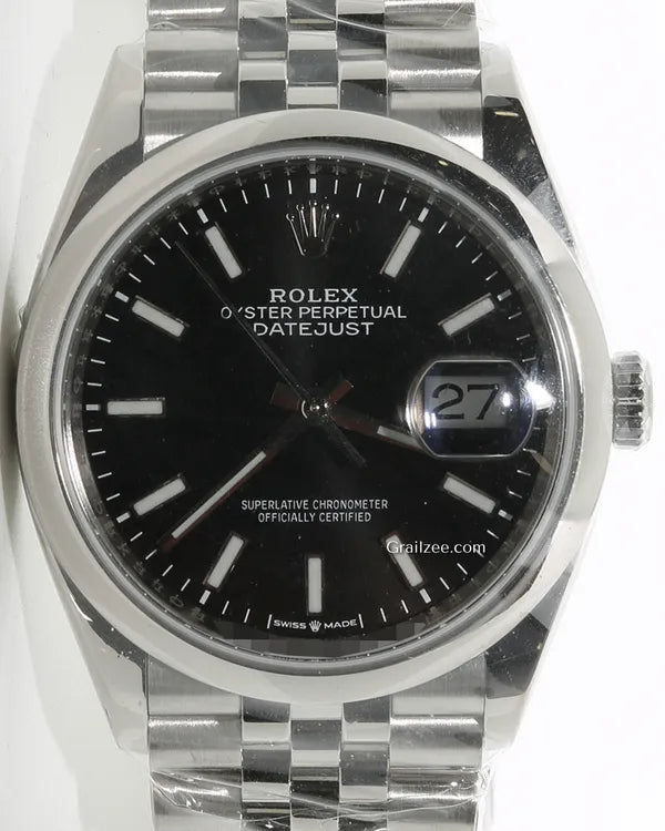 2020 Rolex Datejust 36MM Black Dial Jubilee Bracelet (126200)