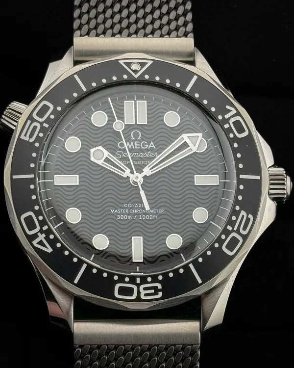 2024 Omega Seamaster Diver 300M 42MM Black Dial Steel Bracelet (210.30.42.20.01.010)