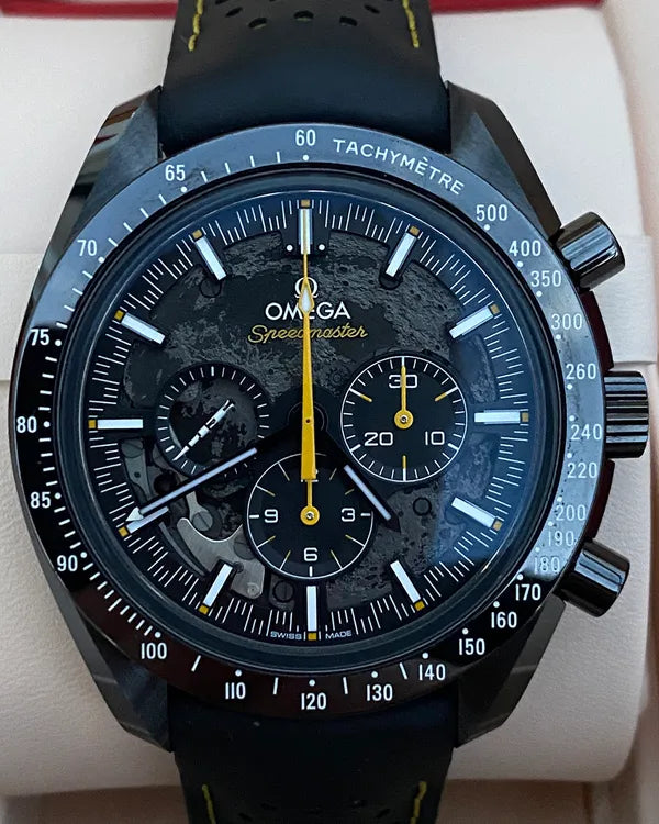 2025 Omega Speedmaster Dark Side of the Moon "Apollo 8" 44.25MM Black Dial Rubber Strap (310.92.44.50.01.001)