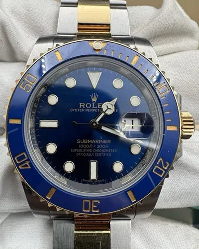2017 Rolex Submariner Date "Bluesy" 40MM Blue Dial Two-Tone Oyster Bracelet (116613LB)