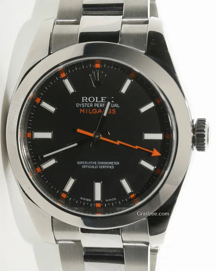 2008 Rolex Milgauss 40MM Black Dial Oyster Bracelet (116400)