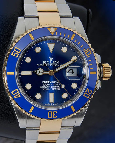 2021 Rolex Submariner Date "Bluesy" 41MM Blue Dial Two-Tone Oyster Bracelet (126613LB)