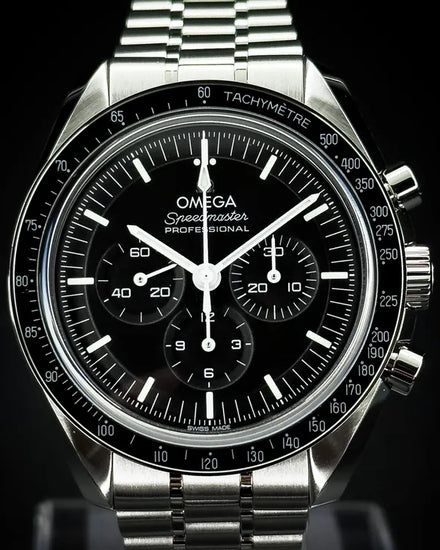 2023 Omega Speedmaster Professional Moonwatch 42MM Black Dial Steel Bracelet (310.30.42.50.01.002)