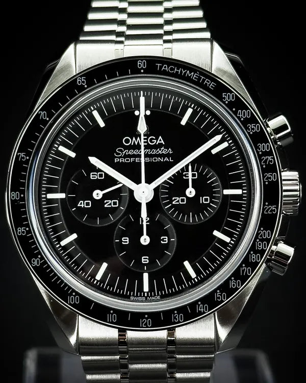 2023 Omega Speedmaster Professional Moonwatch 42MM Black Dial Steel Bracelet (310.30.42.50.01.002)