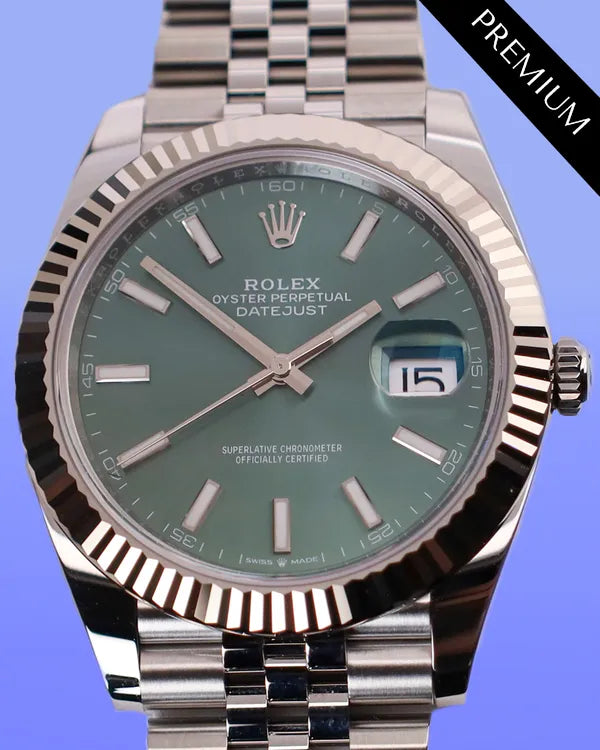 2025 Rolex Datejust 41MM Green Dial Jubilee Bracelet (126334)