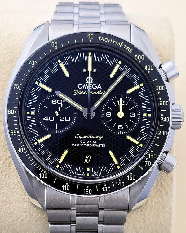 No Reserve - 2023 Omega Speedmaster Super Racing 44.25MM Black Dial Steel Bracelet (329.30.44.51.01.003)