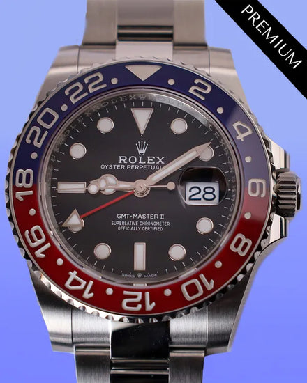 2025 Rolex GMT-Master II "Pepsi" 40MM Black Dial Oyster Bracelet (126710BLRO)