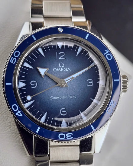 2023 Omega Seamaster Diver 300M "Summer Blue" 41MM Blue Dial Steel Bracelet (234.30.41.21.03.002)