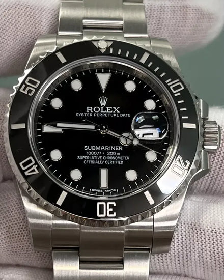 2016 Rolex Submariner Date 40MM Black Dial Oyster Bracelet (116610LN)