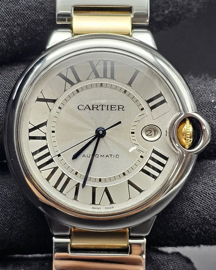 Cartier Ballon Bleu de Cartier 42MM Silver Dial Two-Tone Bracelet (W69009Z3)