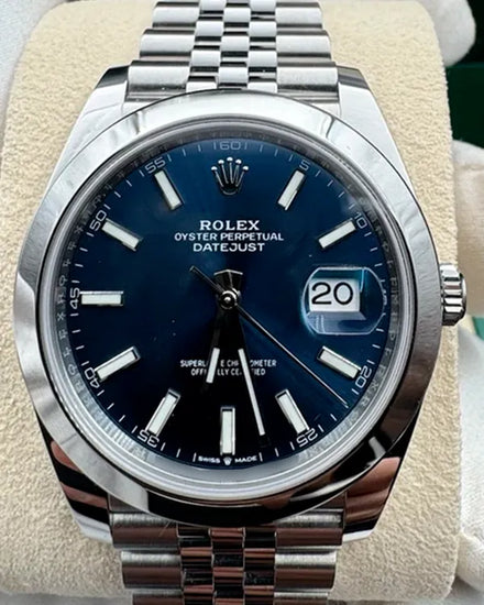 2024 Rolex Datejust 41MM Blue Dial Jubilee Bracelet (126300)