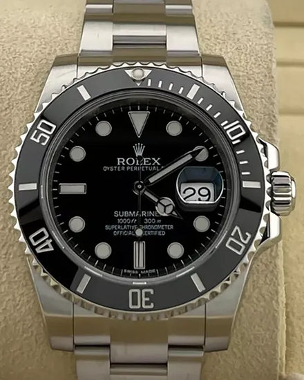 Rolex Submariner Date 40MM Black Dial Oyster Bracelet (116610)