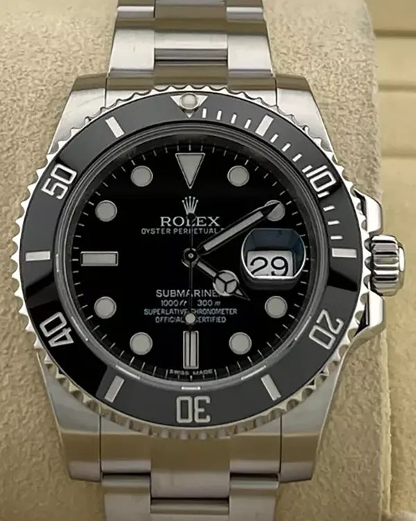 Rolex Submariner Date 40MM Black Dial Oyster Bracelet (116610)