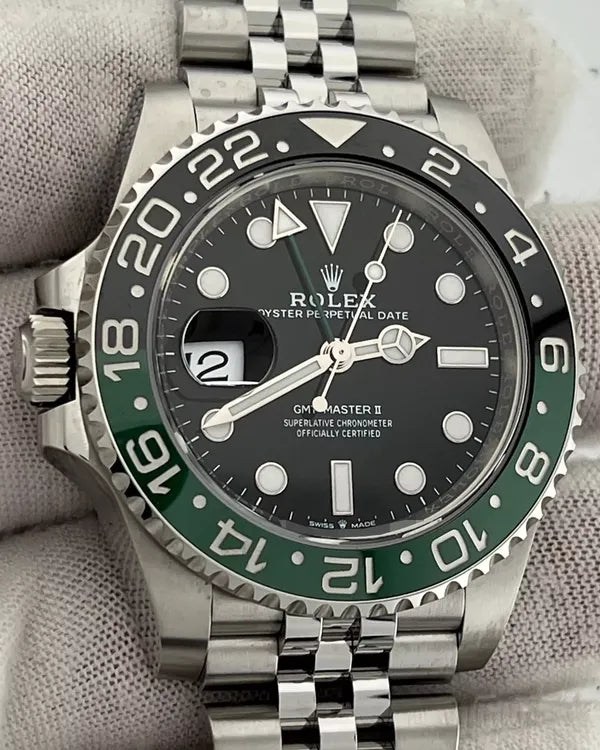 2024 Rolex GMT-Master II "Sprite" 40MM Black Dial Jubilee Bracelet (126720VTNR)