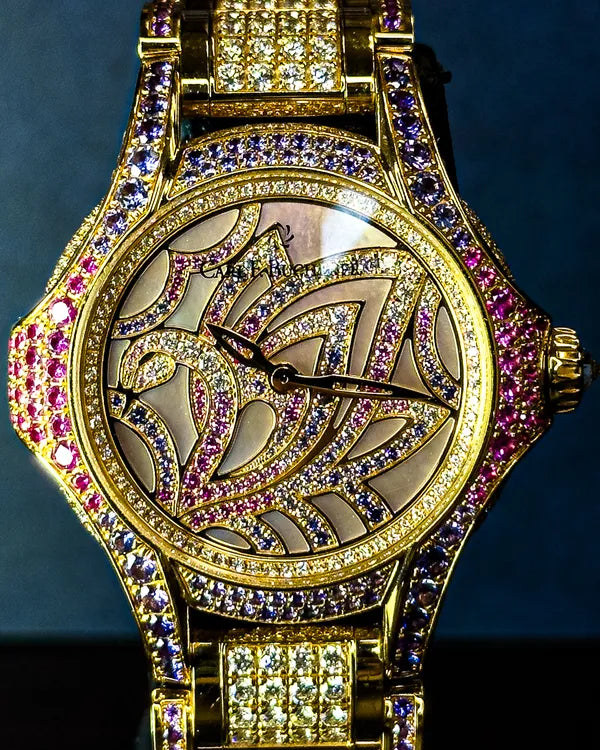 Carl F. Bucherer Pathos Swan 34MM Quartz Mother of Pearl Dial (00.10590.03.90.31)