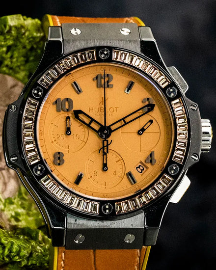 2022 Hublot Big Bang Tutti Frutti "Camel" 41MM Orange Dial Alligator Leather Strap (341.CA.5390.LR.1918)