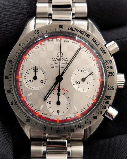 2001 Omega Speedmaster Racing "Michael Schumacher" L.E.  39MM Silver Dial Steel Bracelet (3517.30.00)