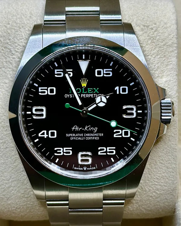 2023 Rolex Air-King 40MM Black Dial Oyster Bracelet (126900)