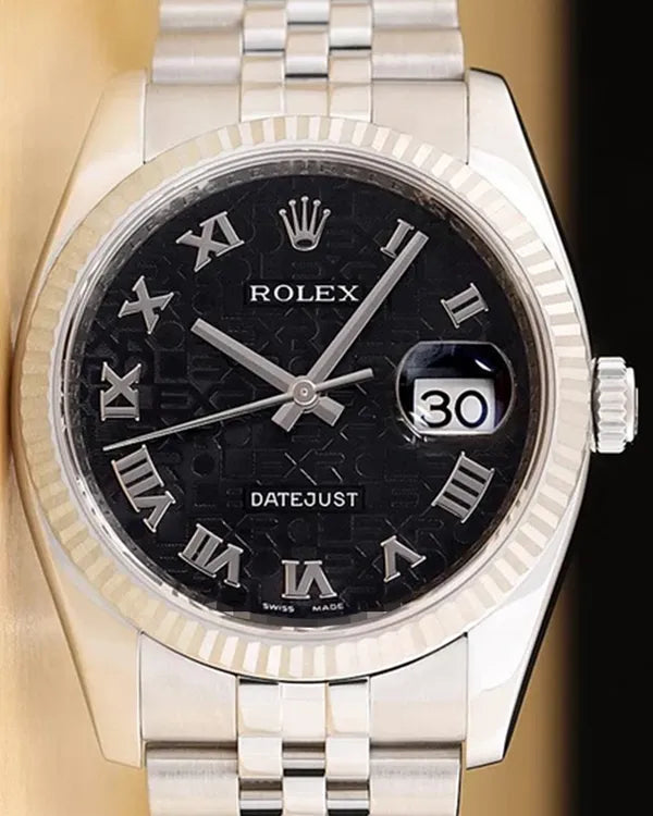 Rolex Datejust 36MM Black "Jubilee" Dial Jubilee Bracelet (116234)