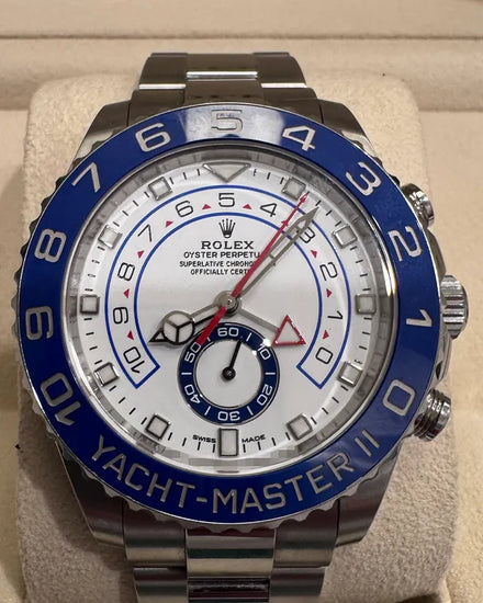 2019 Rolex Yacht-Master II 44MM White Dial Oyster Bracelet (116680)