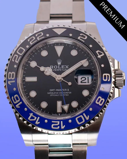 2025 Rolex GMT-Master II "Batman" 40MM Black Dial Oyster Bracelet (126710BLNR)