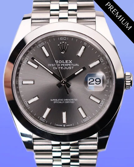 2025 Rolex Datejust 41MM Grey Dial Jubilee Bracelet (126300)